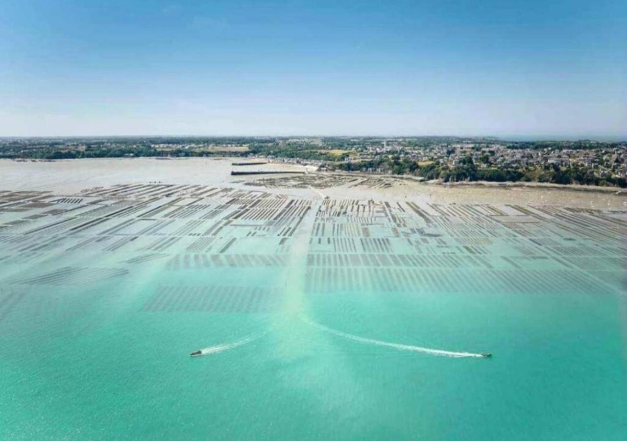 L'Etoile By Mrodbnb - Appart Neuf - Vue Mer - 25M Plage & Resto - Cine - Cheminee - Popcorn Cancale Zewnętrze zdjęcie